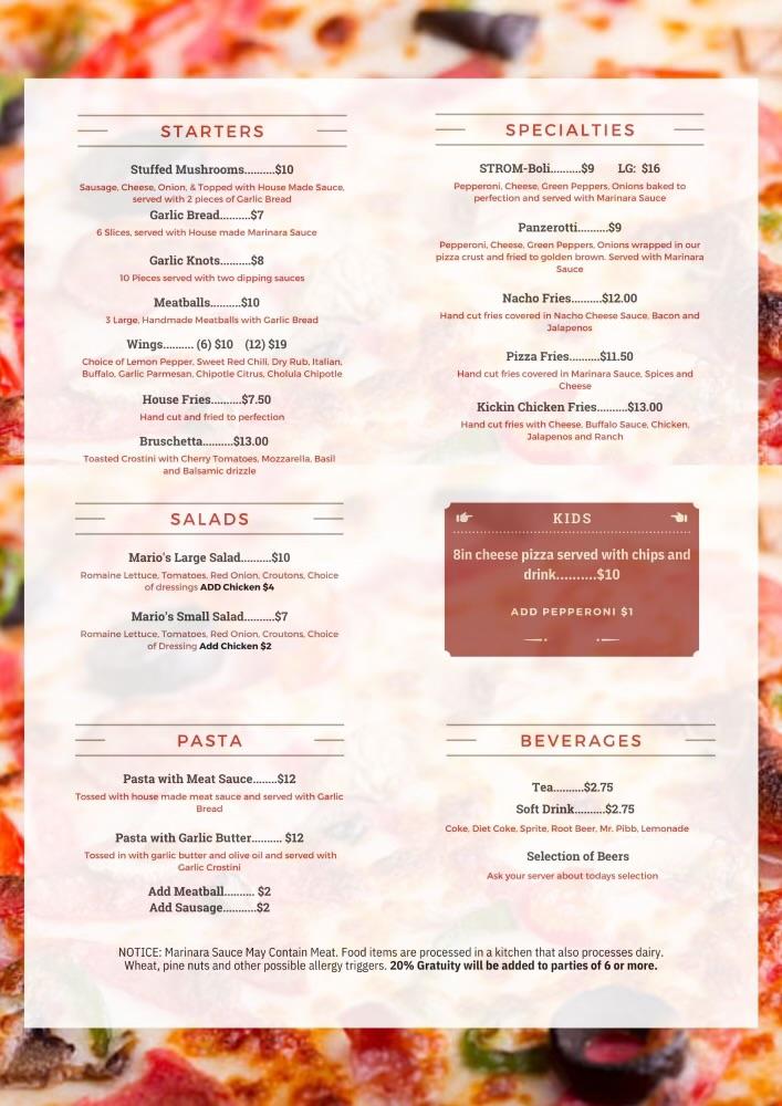 Mario's Pizzeria